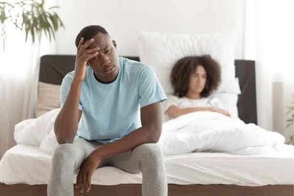 Man upset about ED symptoms Cheadle