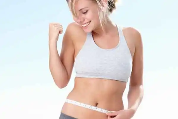 woman happy after fat reduction treatment Cheadle