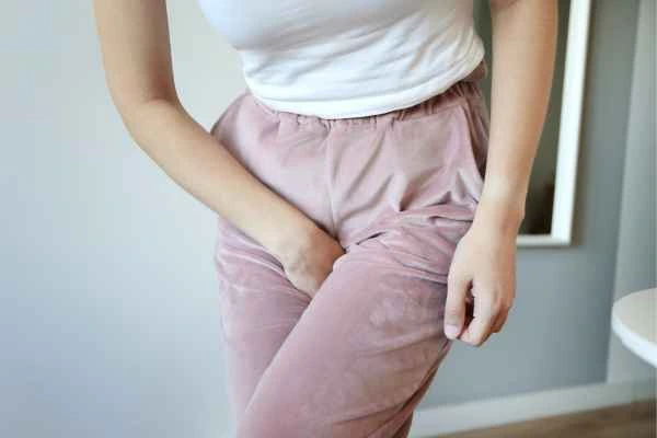 woman struggling with urine incontinence Cheadle