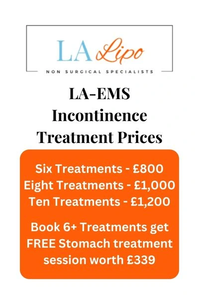 LA-EMS Incontinence Treatment Prices Cheadle