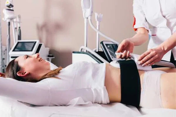woman having body sculpting to help improve her body image and her mental health Cheadle