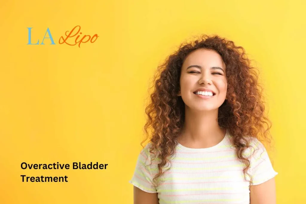 woman smiling about overactive bladder treatment Cheadle solutions