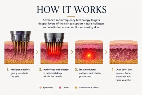 Diagram of how Collagen Lift Therapy Cheadle works