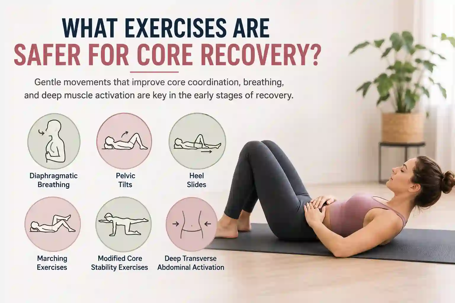 What Exercises Are Safer for Core Recovery Cheadle