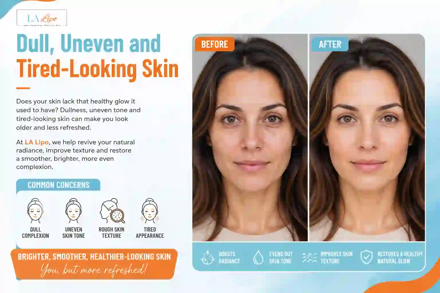 Sign #5: Dull, Uneven and Tired-Looking Skin Cheadle